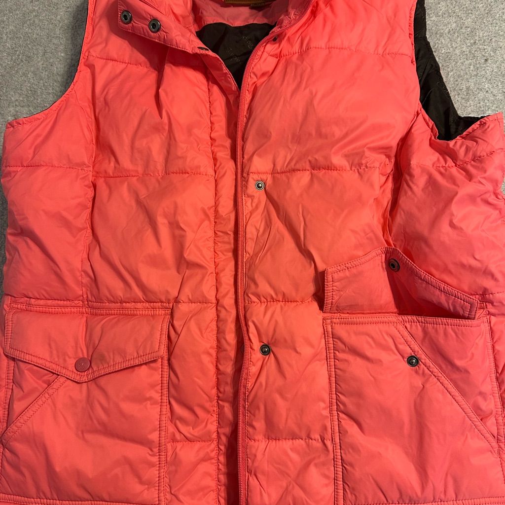Equestrian Womens Coral Puffer Vest  Sz 2x